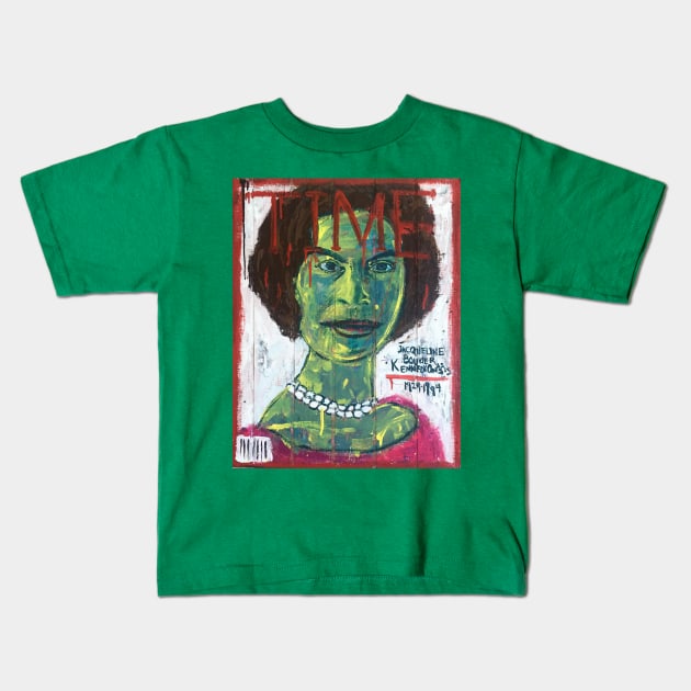 Zombie Jackie Onassis Kids T-Shirt by ElSantosWorld